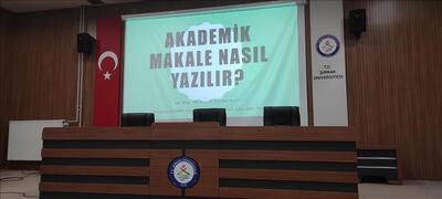 Birimimizden Genç Ofis Gönüllülerine "Akademik Makale Yazım Eğitimi" Verildi.