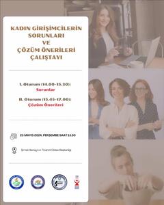 Kadın Girişimcilerin Sorunları ve Çözüm Önerileri Çalıştayı Düzenlendi. 